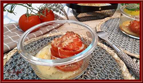 Tomates gratinées à la cancoillotte