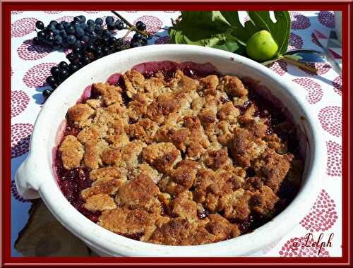 Crumble figues raisins