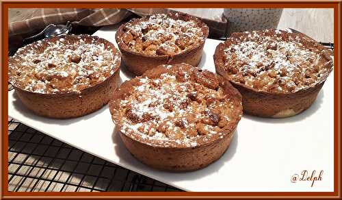 Tartelettes crumble au chocolat au praliné