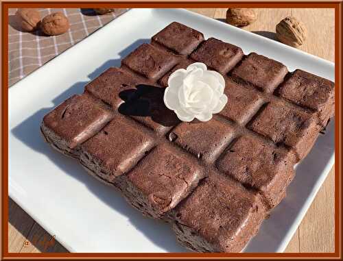 Brownie à  la crème de marrons