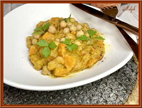 Dahl de lentilles et carottes