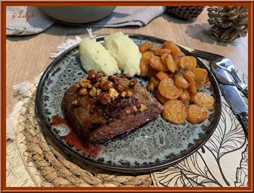 Filets de canard et carottes au miel