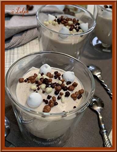 Verrine à la crème de marrons