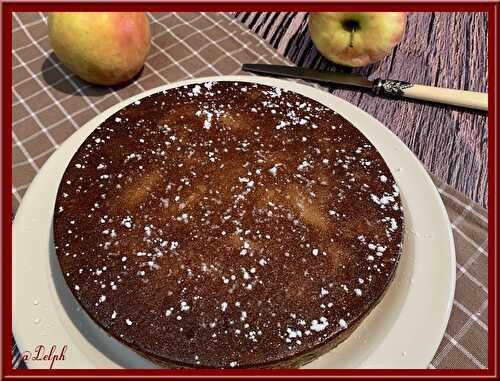 Gâteau aux pommes et raisins secs