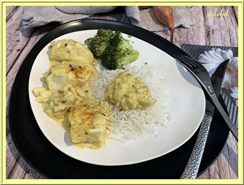 Filets de cabillaud au curry