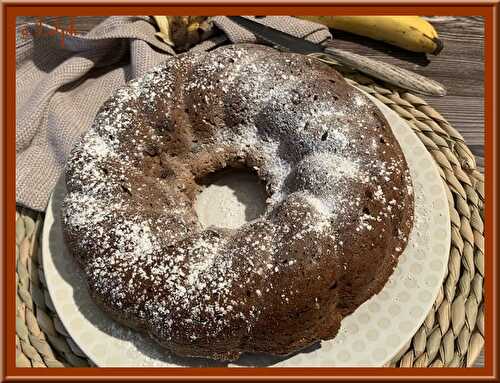 Cake à la banane et pépites de chocolat