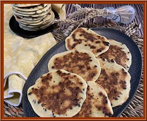 Pancakes aux pépites de chocolat