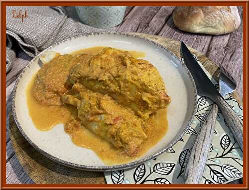 Curry de cabillaud