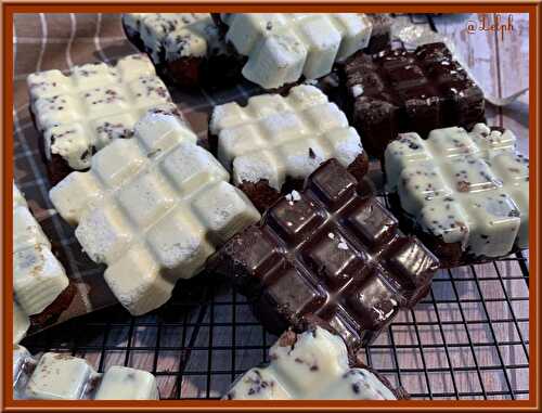 Minis tablettes au chocolat et coques chocolatées