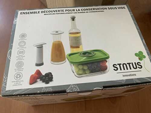 Airblock, conservation sous vide