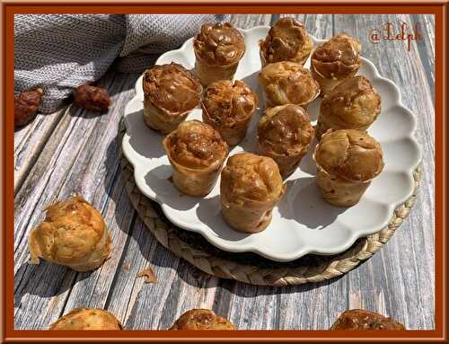 Minis muffins Emmental et chorizo