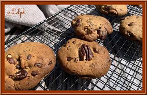 Cookies aux jaunes d’oeufs et noix de pécan