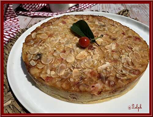 Gâteaux aux cerises et amandes