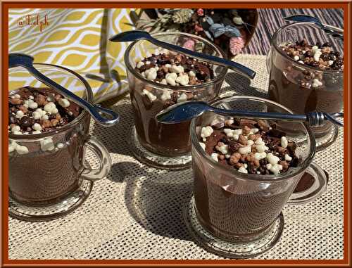 Mousse au chocolat noir de Sao Tomé et principe