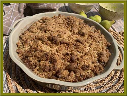 Crumble de figues et noix