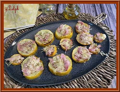 Palets de courgette au jambon