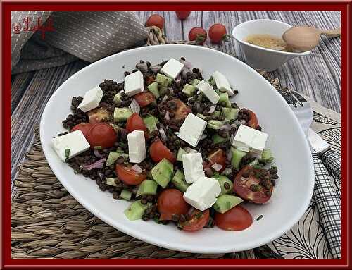 Salade de lentilles Beluga