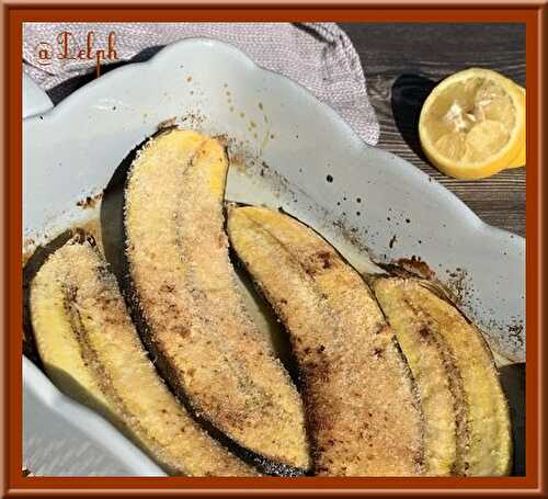 Akwadu, banane plantain au four