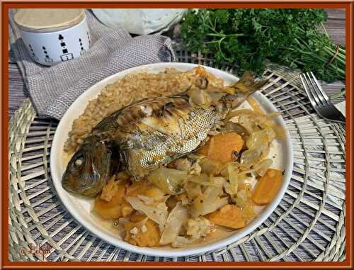 Riz aux poissons et légumes – Thiéboudiène