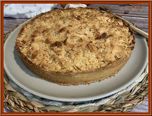 Tarte aux pommes et aux amandes