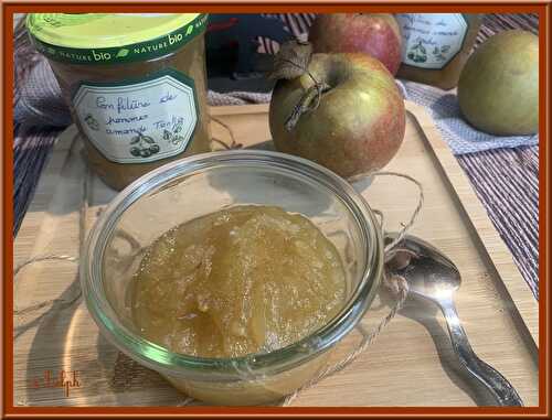 Confiture de pomme, amande, fève tonka