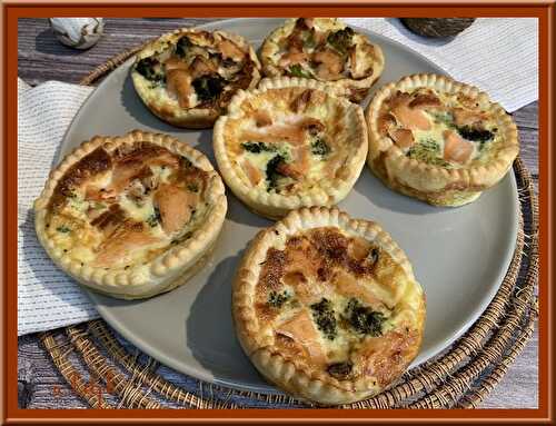 Quiche brocoli et saumon