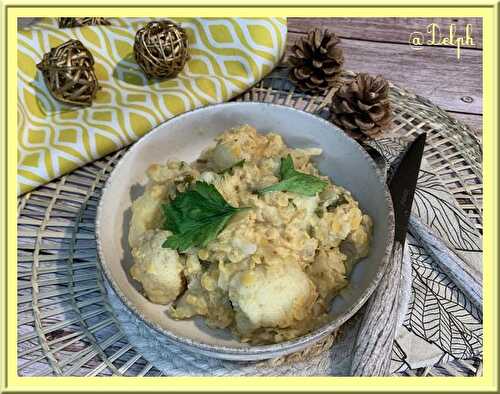 Dahl de lentille corail et chou-fleur