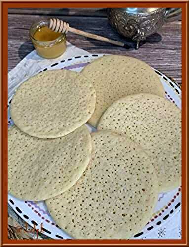 Crêpes aux mille trous Baghrirs