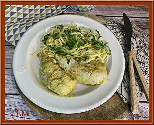 Aiguillettes de poulet à la crème au curry