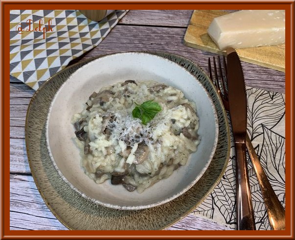 Risotto aux champignons au Thermomix