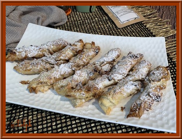 Sacristains aux amandes et chocolat