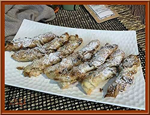 Sacristains aux amandes et chocolat