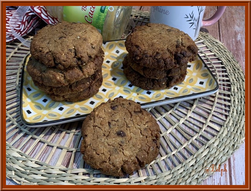 Cookies au beurre de cacahuètes et pépites de chocolat