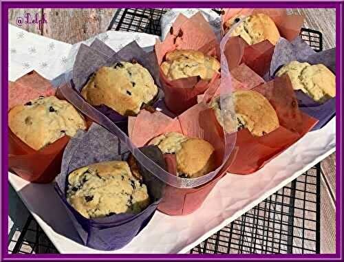 Muffins au mascarpone et pépite de chocolat