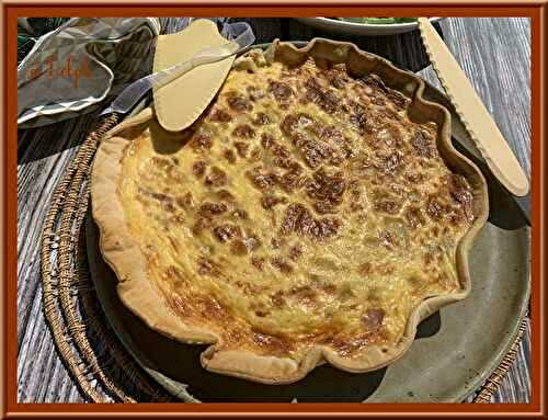 Quiche jambon fromage de Cyril Lignac