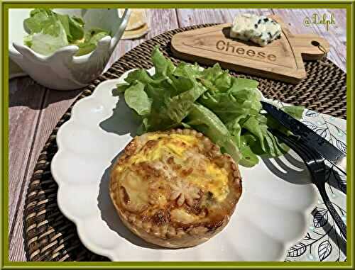 Tartelettes aux pommes de terre et roquefort