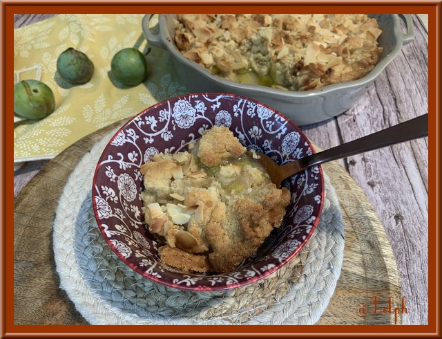 Crumble aux prunes