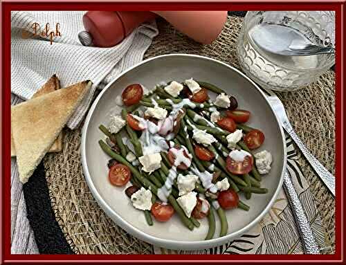 Salade de haricots verts au gorgonzola
