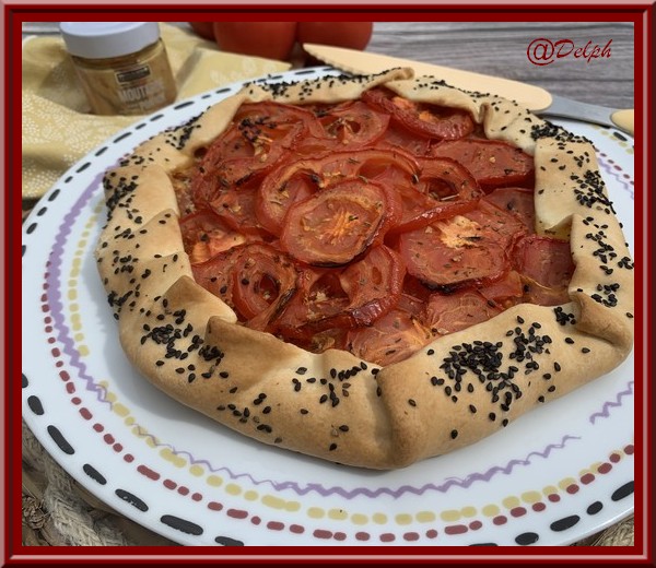 Tarte rustique à la tomate