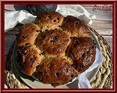 Brioche au skyr et pépites de chocolat