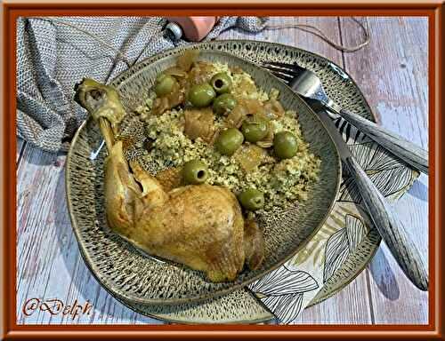 Couscous de poulet aux olives