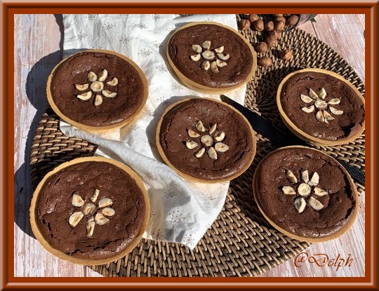 Tartelettes au chocolat noisette