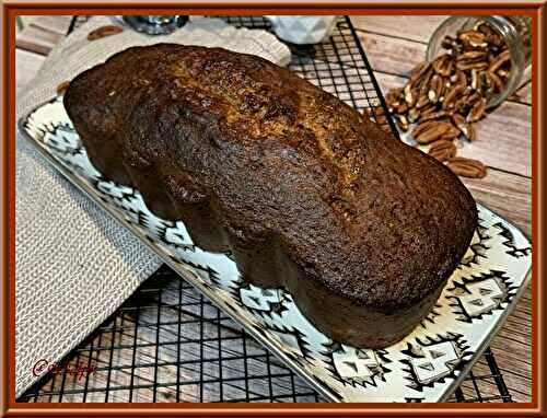 Cake au miel et aux noix de pécan de Cyril Lignac