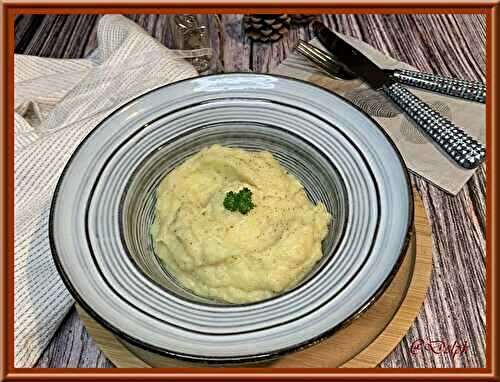 Purée de pommes de terre, panais à la cancoillotte