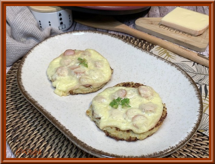 Galettes de pommes de terre à la raclette