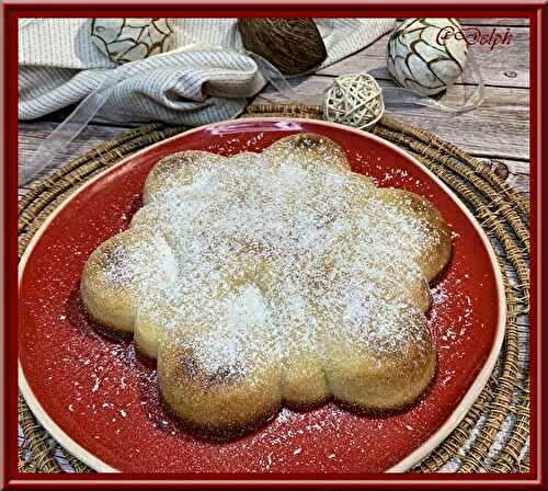 Gâteau noix de coco, orange et lait concentré sucré