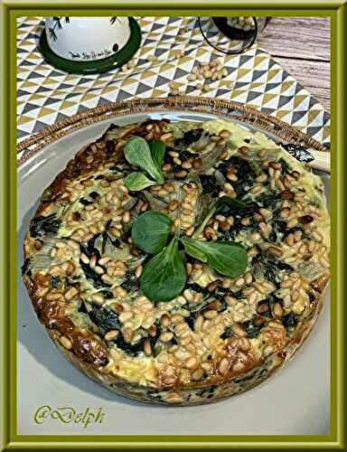 Tarte aux blettes sans pâte