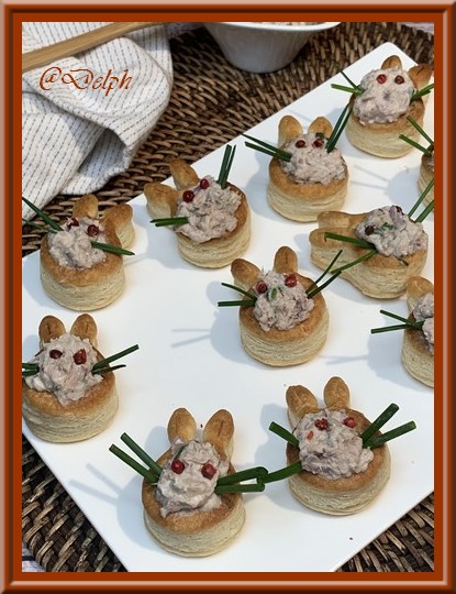 Bouchées aux rillettes de thon