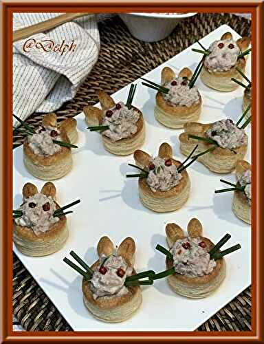 Bouchées aux rillettes de thon