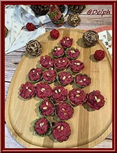 Bouchées à la betterave rouge